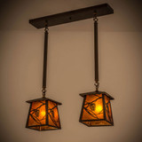 Meyda Custom 167245 Whispering Pines Antique Copper Multi Pendant Hanging Light