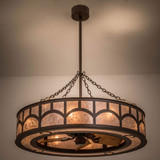 Meyda Custom 169156 Mission Cafe-Noir Home Ceiling Fan