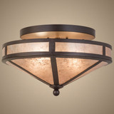 Meyda Custom 169160 Craftsman Cafe-Noir Ceiling Light Fixture