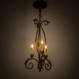 Meyda Custom 169643 Alexandria Cortez Gold Mini Lighting Chandelier