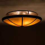 Meyda Custom 169673 Commerce Cafe-Noir Overhead Light Fixture