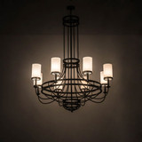 Meyda Custom 171146 Saxony Exterior Oil Rubbed Bronze Chandelier Lighting