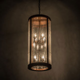 Meyda Custom 171566 Villa Seedy Glass Vintage Copper Exterior Ceiling Pendant Light