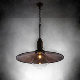 Meyda Custom 173885 Schotel Modern Trans Copper / Clear Globe Pendant Light