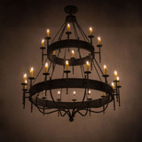 Meyda Custom 182268 Gina Smoke Chandelier Lighting