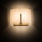 Meyda Custom 187822 Cilindro Burbank Modern Champagne Metallic Wall Lighting