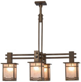 Meyda Custom 19060 Roylance Craftsman Antique Copper Chandelier Lamp