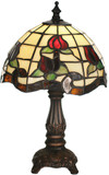 Meyda Lighting 19189 Roseborder Tiffany Side Table Lamp