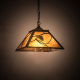 Meyda Custom 194678 Whispering Pines Rustic Oil Rubbed Bronze Hanging Light