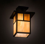 Meyda Custom 194849 Hyde Park Craftsman Craftsman Brown Mini Pendant Hanging Light