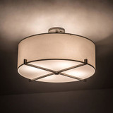 Meyda Custom 197347 Cilindro Nickel Overhead Light Fixture