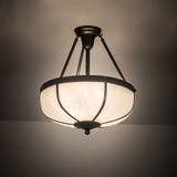 Meyda Custom 200913 Arts & Crafts Craftsman Brown Pendant Hanging Light