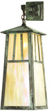 Meyda Custom 20112 Stillwater Double Bar Mission Craftsman 8" Wide Exterior Wall Mounted Lamp