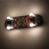 Meyda Custom 201077 Sk8er Wrought Iron Lamp Sconce