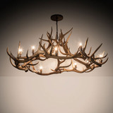 Meyda Custom 212271 Antlers Country Antique Copper Hanging Chandelier