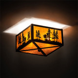 Meyda Custom 213431 Tall Pines Flush Ceiling Light Fixture