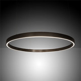 Meyda Custom 214093 Anillo Contemporary Bronze LED 39" Hanging Light Fixture