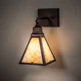 Meyda Custom 219228 Arnage Craftsman Mahogany Bronze Outdoor Sconce Lighting