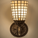 Meyda Lighting 222636 Terra Bone Tiffany Mahogany Bronze Sconce Lighting