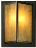 Meyda Custom 22470 Wedge Craftsman Brown Exterior Sconce Lighting