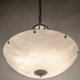 Meyda Custom 230122 Madison Galvinized Drop Ceiling Light Fixture