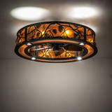 Meyda Custom 232270 Whispering Pines Oil Rubbed Bronze Home Ceiling Fan