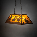 Meyda Custom 236858 Rustlers Bronze Island Light Fixture