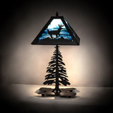 Meyda Custom 241050 Lone Deer Table Lamp