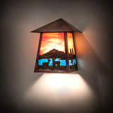 Meyda Custom 241115 Stillwater Vintage Copper Wall Lighting