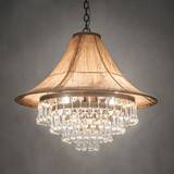 Meyda Custom 242373 Mosier Contemporary Antique Brass 28" Pendant Lighting Fixture