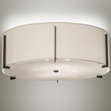 Meyda Custom 243105 Cilindro Timeless Bronze LED Flush Mount Ceiling Light Fixture