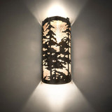 Meyda Custom 244170 Tall Pines Country Oil Rubbed Bronze Light Sconce