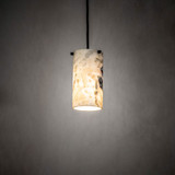 Meyda Custom 246274 Cilindro White And Green Mini Ceiling Light Pendant