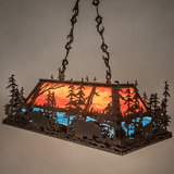 Meyda Custom 247796 Tiffany Antique Copper and Burnished Island Lighting