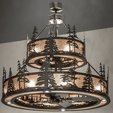 Meyda Custom 250474 Tall Pines Rustic Oil Rubbed Bronze Home Ceiling Fan