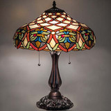 Meyda Lighting 265263 Franco Tiffany Antique Table Lamp Lighting
