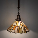 Meyda Lighting 267931 Delta Tiffany Mahogany Bronze Drop Ceiling Lighting
