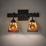 Meyda Lighting 273487 Pinecone Tiffany 2-Light Bath Lighting