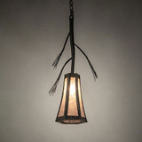 Meyda Custom 275941 Lone Pine Contemporary Oil Rubbed Bronze LED Mini Pendant Lighting