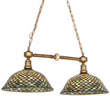 Meyda Lighting 282888 Tiffany Fishscale Tiffany Kitchen Island Light