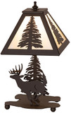 Meyda Custom 283850 Lone Deer Table Top Lamp