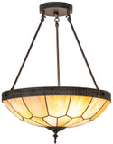 Meyda Custom 283871 Vincent Honeycomb Modern Dark Roast Hanging Pendant Lighting