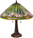 Meyda Lighting 285782 Tiffany Daffodil Tiffany Table Top Lamp