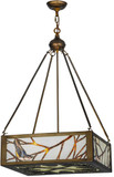 Meyda Custom 28707 Backyard Friends Country Antique Copper Pendant Lamp