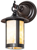 Meyda Custom 3623 Fulton Craftsman Brown Exterior Light Sconce