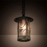 Meyda Custom 37385 Fulton Rustic Verdigris Mini Hanging Lamp
