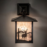 Meyda Custom 39863 Seneca Mission Craftsman Brown Wall Sconce Lighting