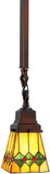 Meyda Lighting 49123 Martini Mission Tiffany Mini Hanging Light