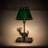 Meyda Lighting 50611 Lone Deer Rustic Antique Copper Table Light