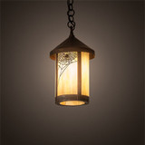 Meyda Custom 54316 Fulton Rustic Vintage Copper Interior / Exterior Mini Hanging Light Fixture